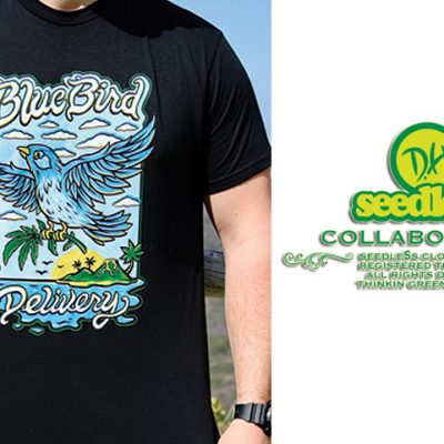 Alternative view of Blue Bird T-shirt - Blue