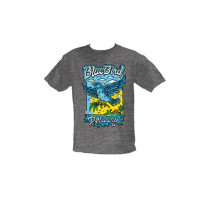 Blue Bird T-shirt - Grey