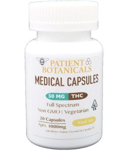 Patient Botanicals - 50MG Capsules (THC)