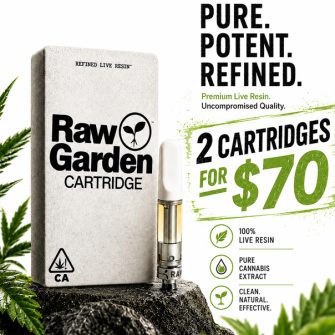 Raw Garden Cartridges - 2 for $70