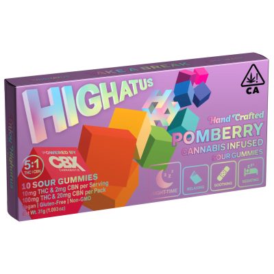 Highatus - PomBerry Sour Gummy 10pk CBN - Image 3