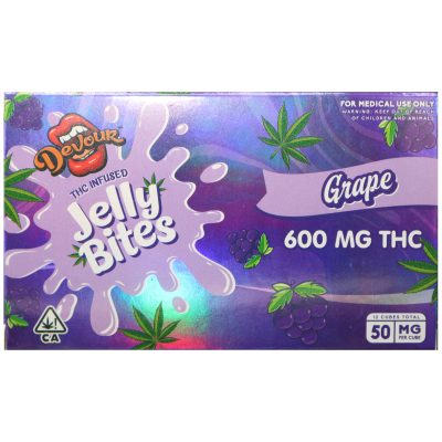 Devour - Grape Jelly Bites (600mg.)