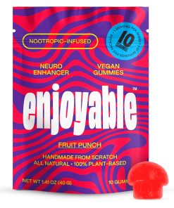 Enjoyable - Neuro Enhancer Fruit Punch Vegan Gummies