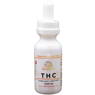 Alternative view of GB Extracts Full Spectrum THC Tincture -(Lemongrass 2,000mg.)