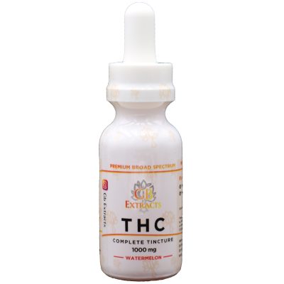 GB Extracts Full Spectrum THC Tincture - (Watermelon 1,000mg.) - Image 2