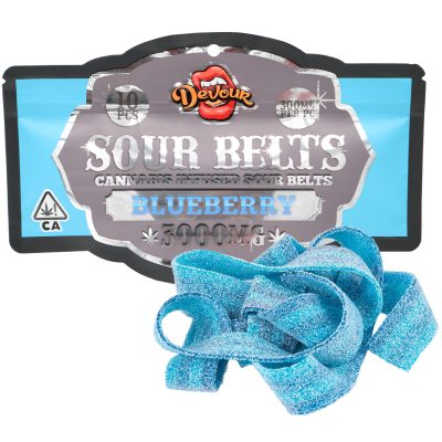 Devour - Blueberry Sour Belts (3000mg.)