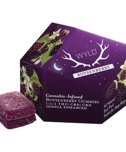 WYLD - Boysenberry 1:1:1 CBD:CBN + Indica Enhanced Gummies