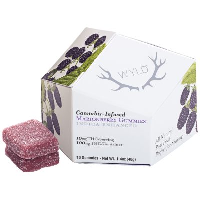 WYLD - Marionberry Indica Enhanced Gummies 100mg