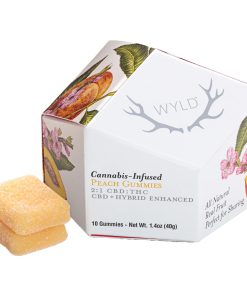 WYLD - Peach 2:1 CBD + Hybrid Enhanced Gummies 100:50mg
