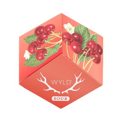 WYLD - Sour Cherry Indica Enhanced Gummies | 100mg - Image 3