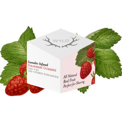 Alternative view of WYLD - Strawberry 20:1 CBD + Hybrid Enhanced Gummies