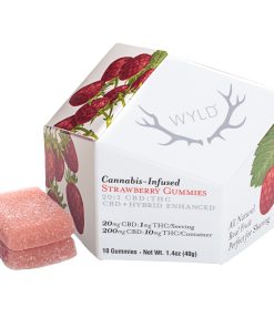 WYLD - Strawberry 20:1 CBD + Hybrid Enhanced Gummies