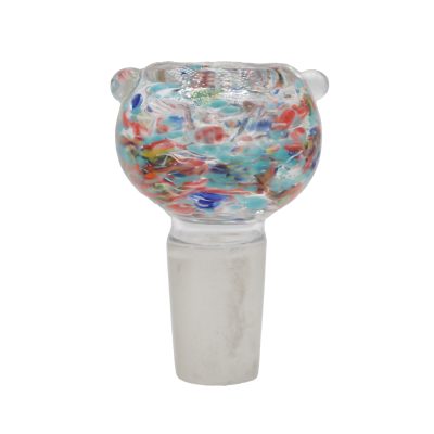 Glass Multicolor Confetti Bubble Bowl (18mm) - Image 3