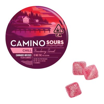 Camino Sours Strawberry Sunset 'Chill' Gummies
