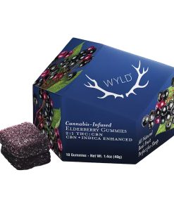 WYLD - Elderberry 2:1 CBN + Indica Enhanced Gummies | 100mg:50mg