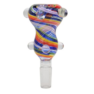 Hourglass Rainbow Stripe GOG Bowl (14mm)