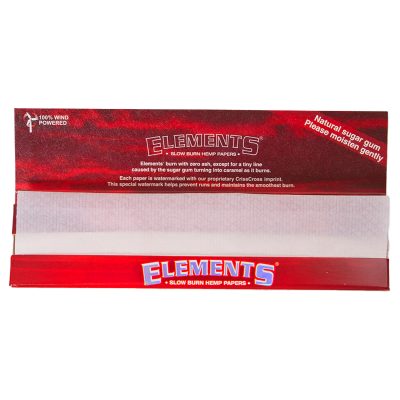 Alternative view of Elements Red Hemp Rolling Papers
