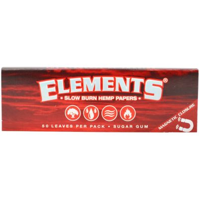 Elements Red Hemp Rolling Papers