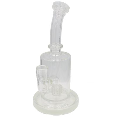 Alternative view of 6" Bent Neck Matrix Diffuser Glass Bong