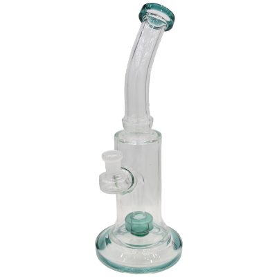 Alternative view of 7" Dab Rig w/ Teal Shower-Head Perc
