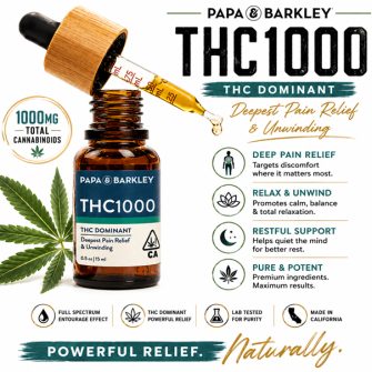 Papa & Barkley - THC1000 Releaf Tincture, 15ml