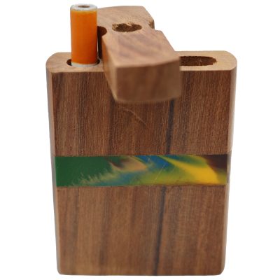 Wooden Dugout Box with Cig - Image 3