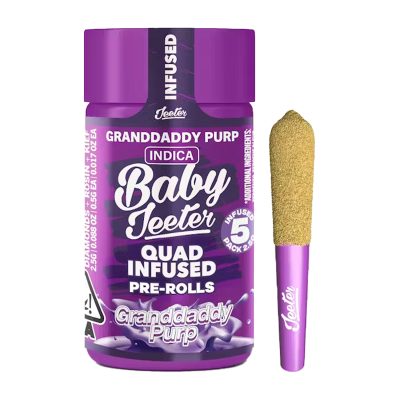 Baby Jeeter – Granddaddy Purp Rosin Enhanced Diamond Pre-Roll