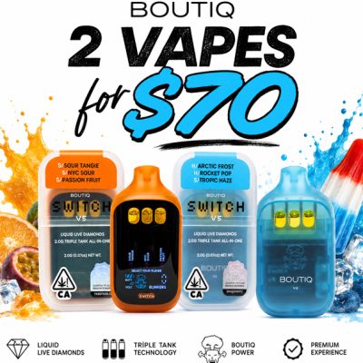 BOUTIQ 2G Vapes - (2 for $70)