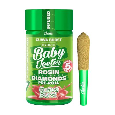 Baby Jeeter – Guava Burst Rosin Enhanced Diamond Pre-Roll