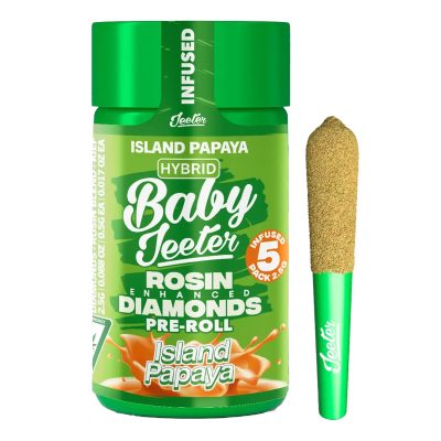 Baby Jeeter - Island Papaya Rosin Enhanced Diamond Pre-Roll