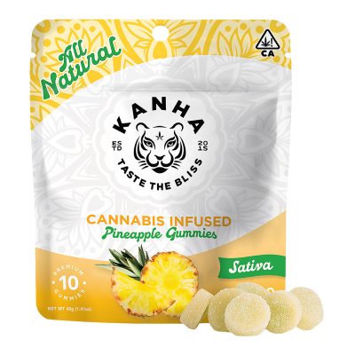 KANHA | Pineapple | Sativa | 100mg THC | 10-pack