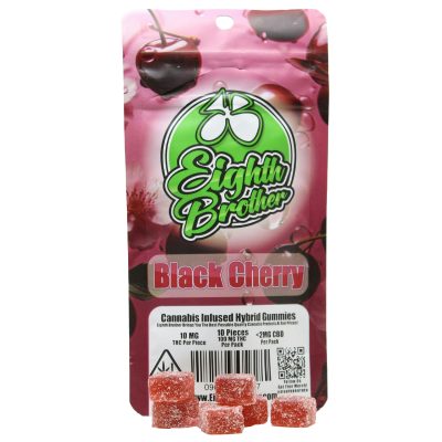 Eighth Brother - Black Cherry Gummies 10 pack (100mg)