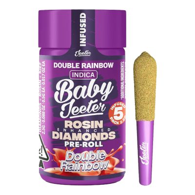 Baby Jeeter - Double Rainbow Rosin Enhanced Diamond Pre-Roll