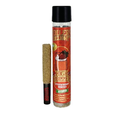 Rollers Delight | High Roller | Cherry Cough | Infused Preroll | 1g | Indica