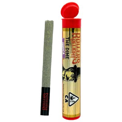 Rollers Delight | The Dime | Dr. Funk | Preroll Flower | 1g | Indica