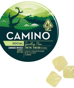 Camino Sparkling Pear 2:6 THC:CBD "Social" Gummies
