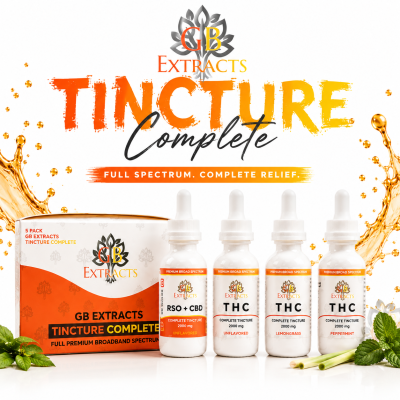GB Extracts Full Spectrum THC Tincture - (Watermelon 1,000mg.)