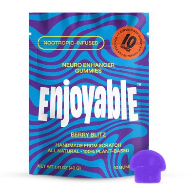 Enjoyable – Neuro Enhancer Berry Blitz Vegan Gummies