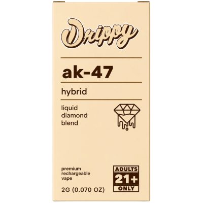 Alternative view of Drippy 2G Liquid Diamonds – AK-47 (Hybrid)