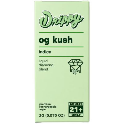 Alternative view of Drippy 2G Liquid Diamonds – OG Kush (Indica)