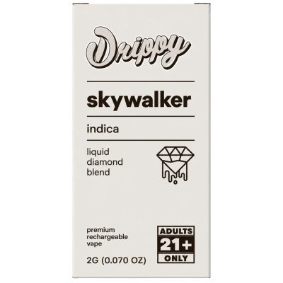 Alternative view of Drippy 2G Liquid Diamonds – Skywalker (Indica)