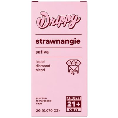 Alternative view of Drippy 2G Liquid Diamonds – Strawnangie (Sativa)