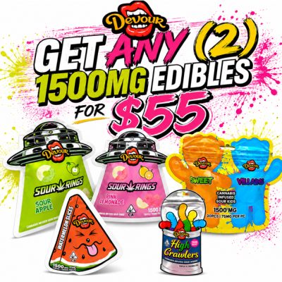 Devour 1500MG Edibles - 2 for $55