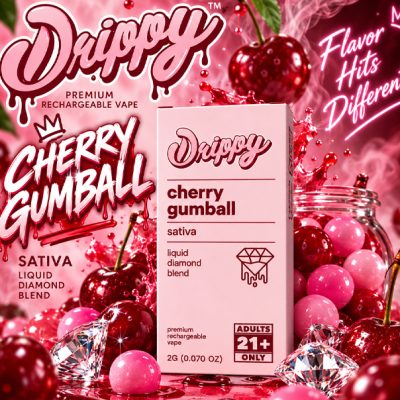 Drippy 2G Liquid Diamonds – Cherry Gumball (Sativa)