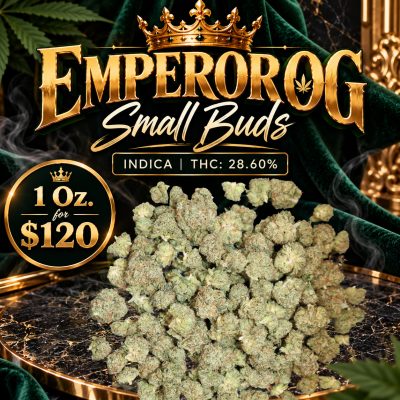 Alternative view of Emperor OG Small Buds - ($120 Oz. Deal)