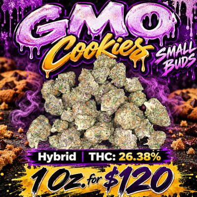 GMO Cookies Small Buds - ($120 Oz. Deal)