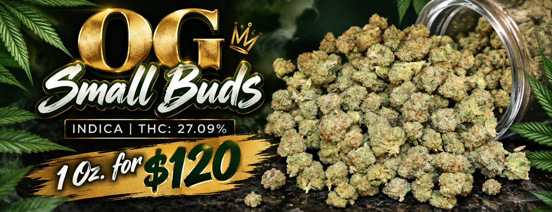 OG Small Buds Banner