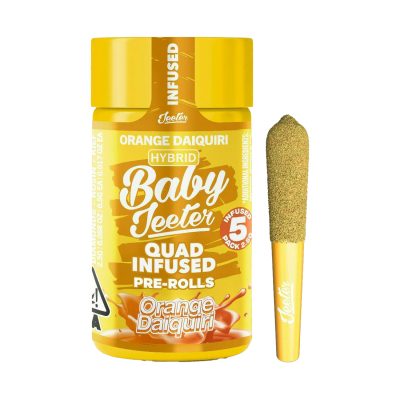 Baby Jeeter – Orange Daiquiri Rosin Enhanced Diamond Pre-Roll