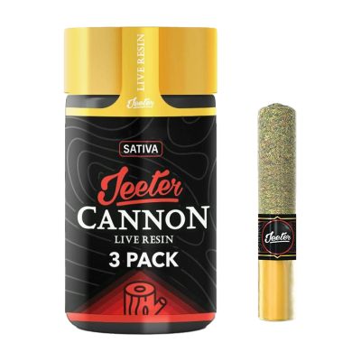 Jeeter Live Resin Cannons - Jack Herer Infused Minis | 0.5g each | 3pk