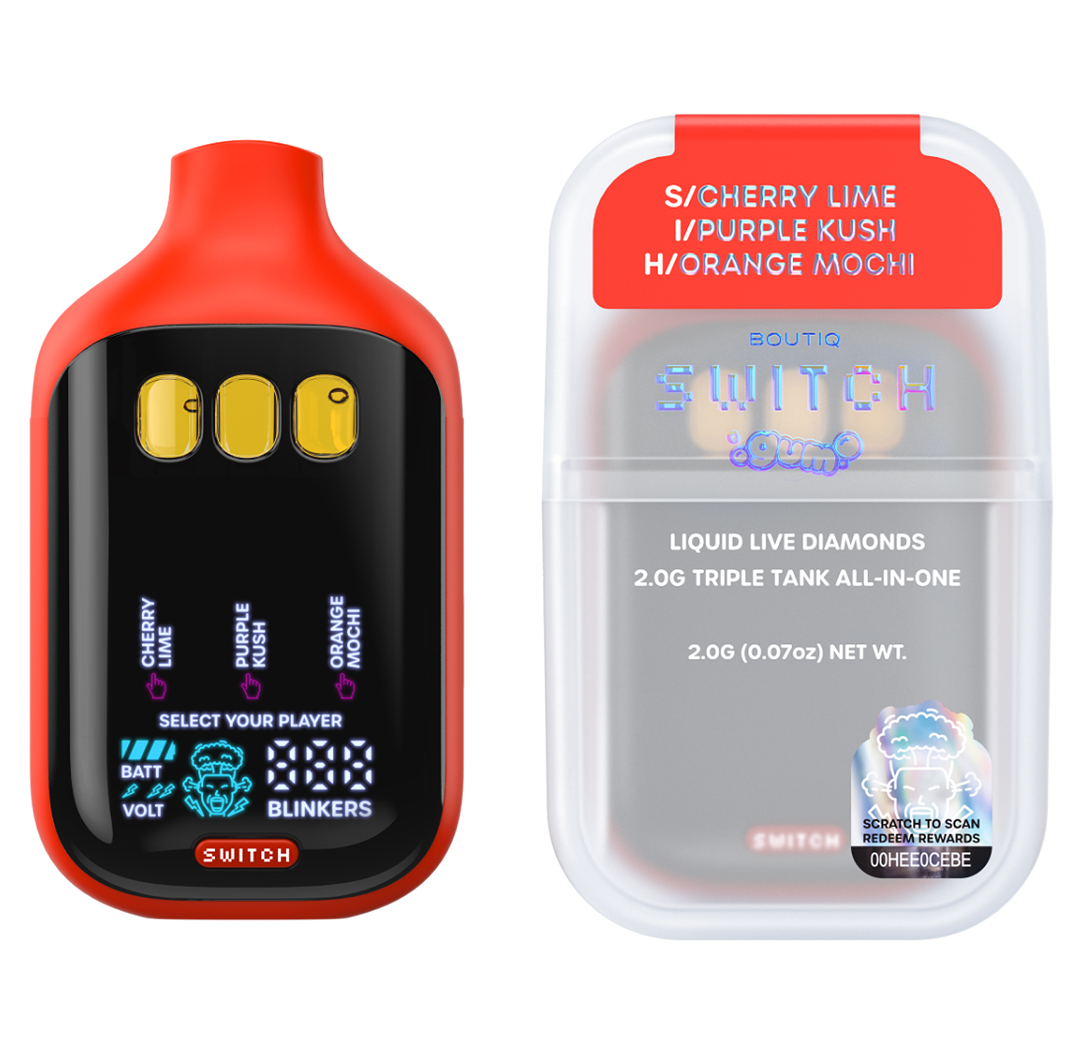 Boutiq - Cherry Lime x Purple Kush x Orange Mochi | V5 GUM All-In-One | 2g